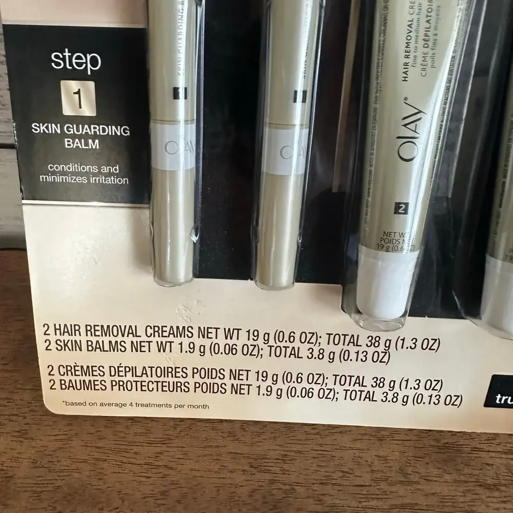 NEW Olay Smooth Finish Facial Hair Remover Duo Fine to Medium Hair RARE Sealed